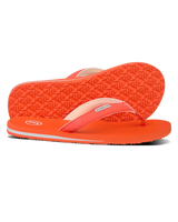 The Foamlife Womens Lixi Flip Flops in Neon Orange