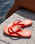 The Foamlife Womens Lixi Flip Flops in Neon Orange