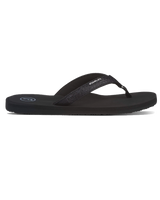 The Foamlife Womens Zani Womens Flip Flops in Glitter Black