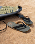 The Foamlife Mens Traa SC Flip Flops in Olive