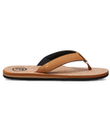 The Foamlife Mens Mully Cork Flip Flops in Tan