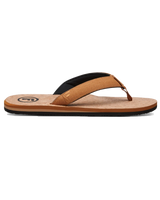 The Foamlife Mens Mully Cork Flip Flops in Tan