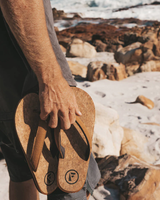 The Foamlife Mens Mully Cork Flip Flops in Tan