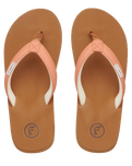 The Foamlife Womens Seales SC Flip Flops in Brown