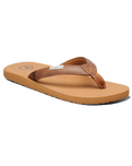 The Foamlife Womens Seales SC Womens Flip Flops in Latte Brown