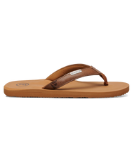 The Foamlife Womens Seales SC Womens Flip Flops in Latte Brown