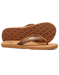 The Foamlife Womens Seales SC Womens Flip Flops in Latte Brown