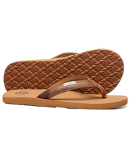 The Foamlife Womens Seales SC Womens Flip Flops in Latte Brown