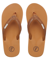 The Foamlife Womens Seales SC Womens Flip Flops in Latte Brown