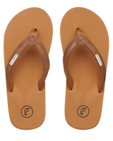 The Foamlife Womens Seales SC Womens Flip Flops in Latte Brown