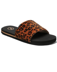 The Foamlife Womens Selene Slide Womens Flip Flops in Black