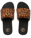 The Foamlife Womens Selene Slide Womens Flip Flops in Black