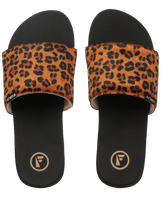 The Foamlife Womens Selene Slide Womens Flip Flops in Black