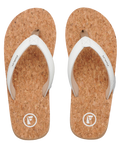 The Foamlife Womens Goldie Womens Flip Flops in Sand