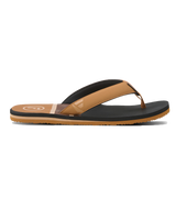 The Foamlife Mens Rullen SC Flip Flops in Tan