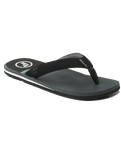 The Foamlife Mens Rullen SC Flip Flops in Slate Grey