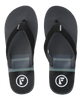 The Foamlife Mens Rullen SC Flip Flops in Slate Grey