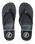 The Foamlife Mens Rullen SC Flip Flops in Slate Grey