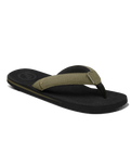 The Foamlife Mens Sully Flip Flops in Black