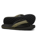 The Foamlife Mens Sully Flip Flops in Black