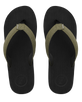 The Foamlife Mens Sully Flip Flops in Black