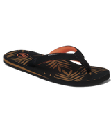 The Foamlife Womens Zikat SC Flip Flops in Black & Brown