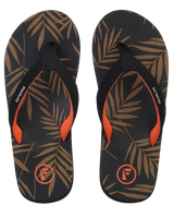 The Foamlife Womens Zikat SC Flip Flops in Black & Brown