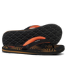 The Foamlife Womens Zikat SC Flip Flops in Black & Brown