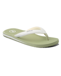 The Foamlife Womens Lixi SC Flip Flops in Sage Green