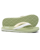 The Foamlife Womens Lixi SC Flip Flops in Sage Green