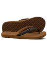 The Foamlife Womens Seales Earth Flip Flops in Brown