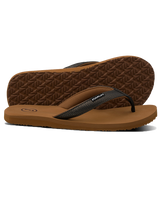 The Foamlife Womens Seales Earth Flip Flops in Brown