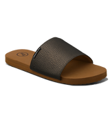 The Foamlife Womens Seales Earth Sliders in Brown