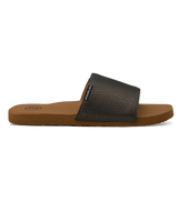 The Foamlife Womens Seales Earth Sliders in Brown