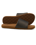 The Foamlife Womens Seales Earth Sliders in Brown