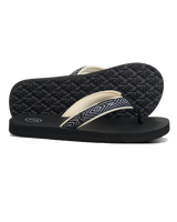 The Foamlife Womens Yogi Flip Flops in Black