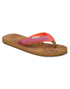 The Foamlife Womens Harts Flip Flops in Latte Brown