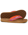 The Foamlife Womens Harts Flip Flops in Latte Brown