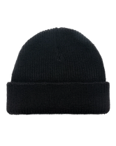 The Florence Marine X Mens Burgee Wool Beanie in Black