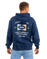 The Katin Mens Plane Fleece Hoodie in Navy Mineral