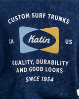 The Katin Mens Plane Fleece Hoodie in Navy Mineral