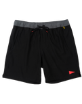 The Florence Marine X Mens Standard Issue Elastic Swimshorts in Black