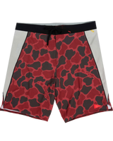 The Florence Marine X Mens F1 Airtex Gamma Boardshorts in Maroon Camo