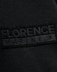 The Florence Marine X Mens Patch Hoodie in Black