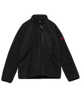The Florence Marine X Mens High Pile Utility Fleece Jacket in Black