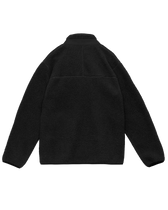 The Florence Marine X Mens High Pile Utility Fleece Jacket in Black