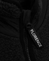 The Florence Marine X Mens High Pile Utility Fleece Jacket in Black