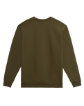 NST Label Crew Sweatshirt in Burnt Olive