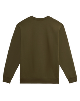 NST Label Crew Sweatshirt in Burnt Olive