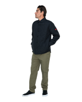 The Florence Marine X Mens Quilted Primaloft Jacket in Black